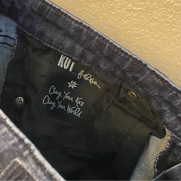 Kut From The Kloth skinny low mid rise dark wash jeans-4 - Picture 8 of 11